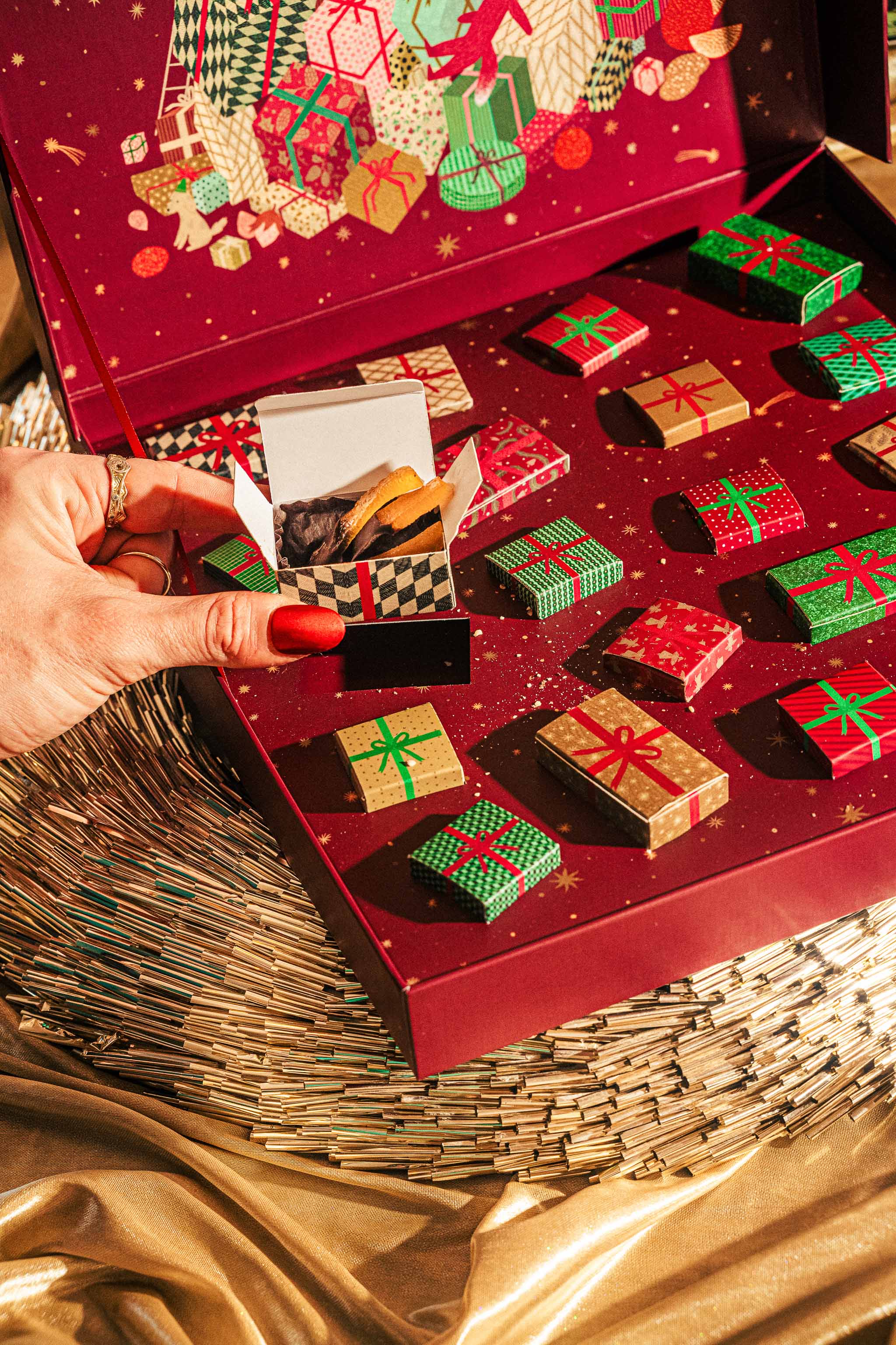 Chocolate Christmas Present Gift Box